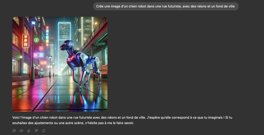 nouveau générateur d’images ChatGPT test 2025