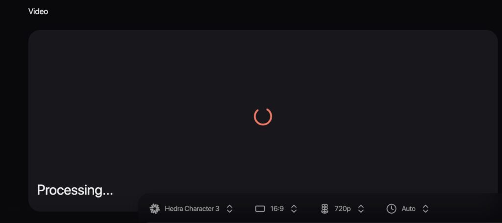outil de création de vidéos IA Hedra