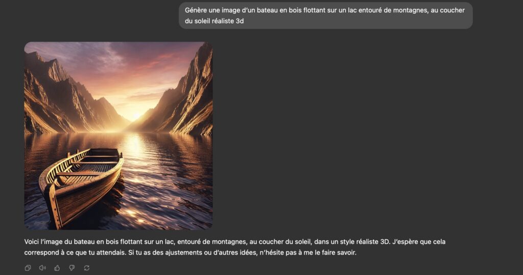 nouveau générateur d’images ChatGPT test 2025