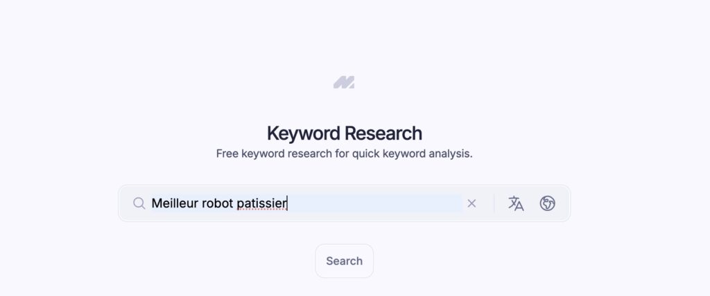 Keyword Research Tool gratuit