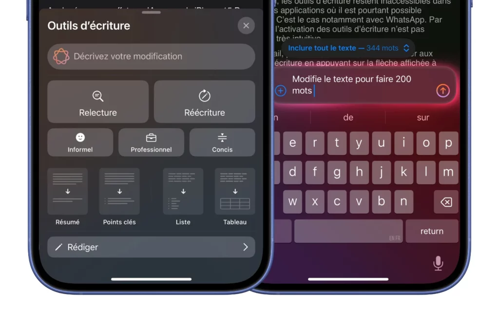 activer Apple Intelligence france