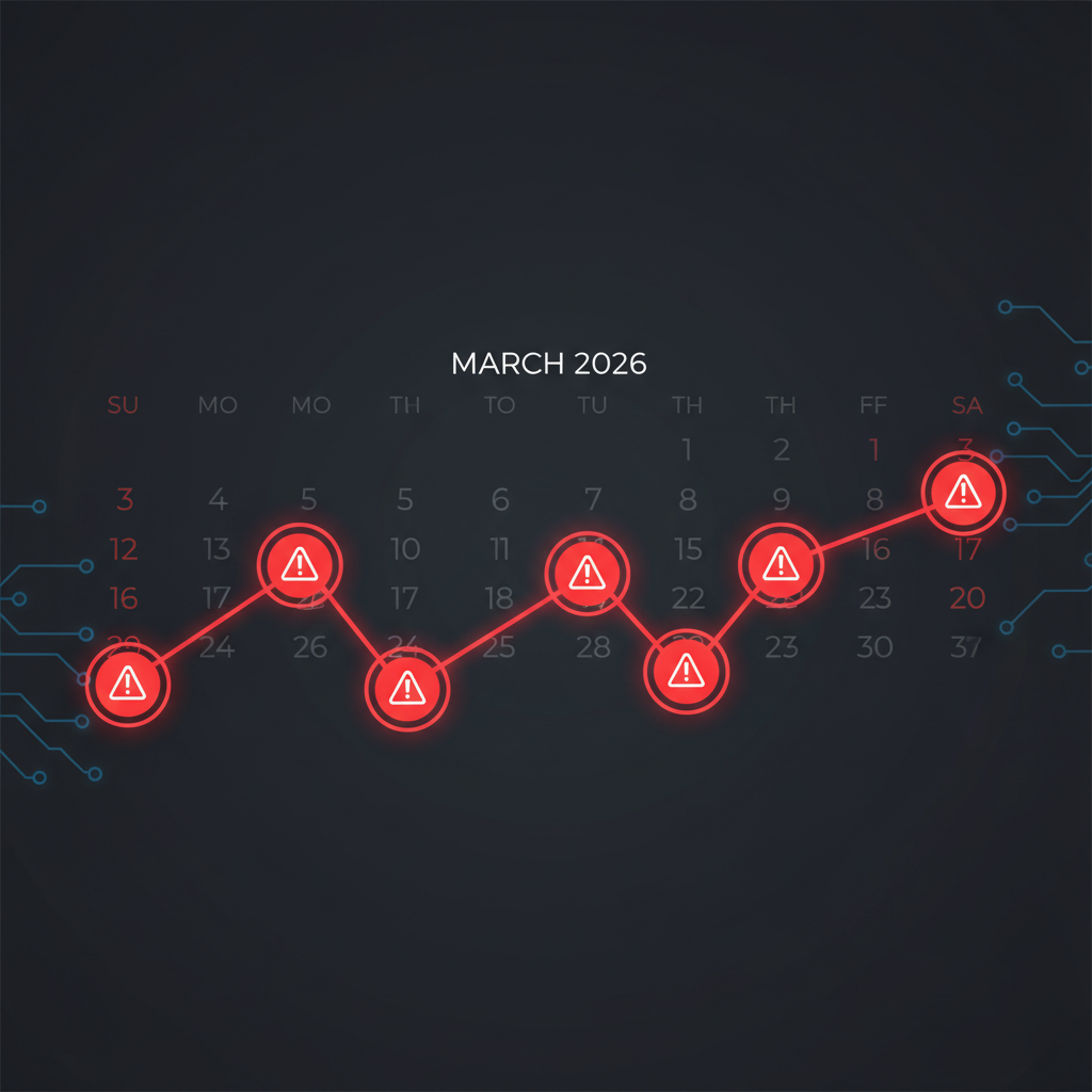 Chronologie des pannes Claude AI mars 2026