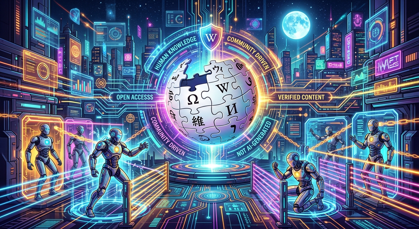 Wikipedia et les robots IA